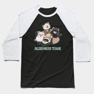 Business Time Baseball T-Shirt